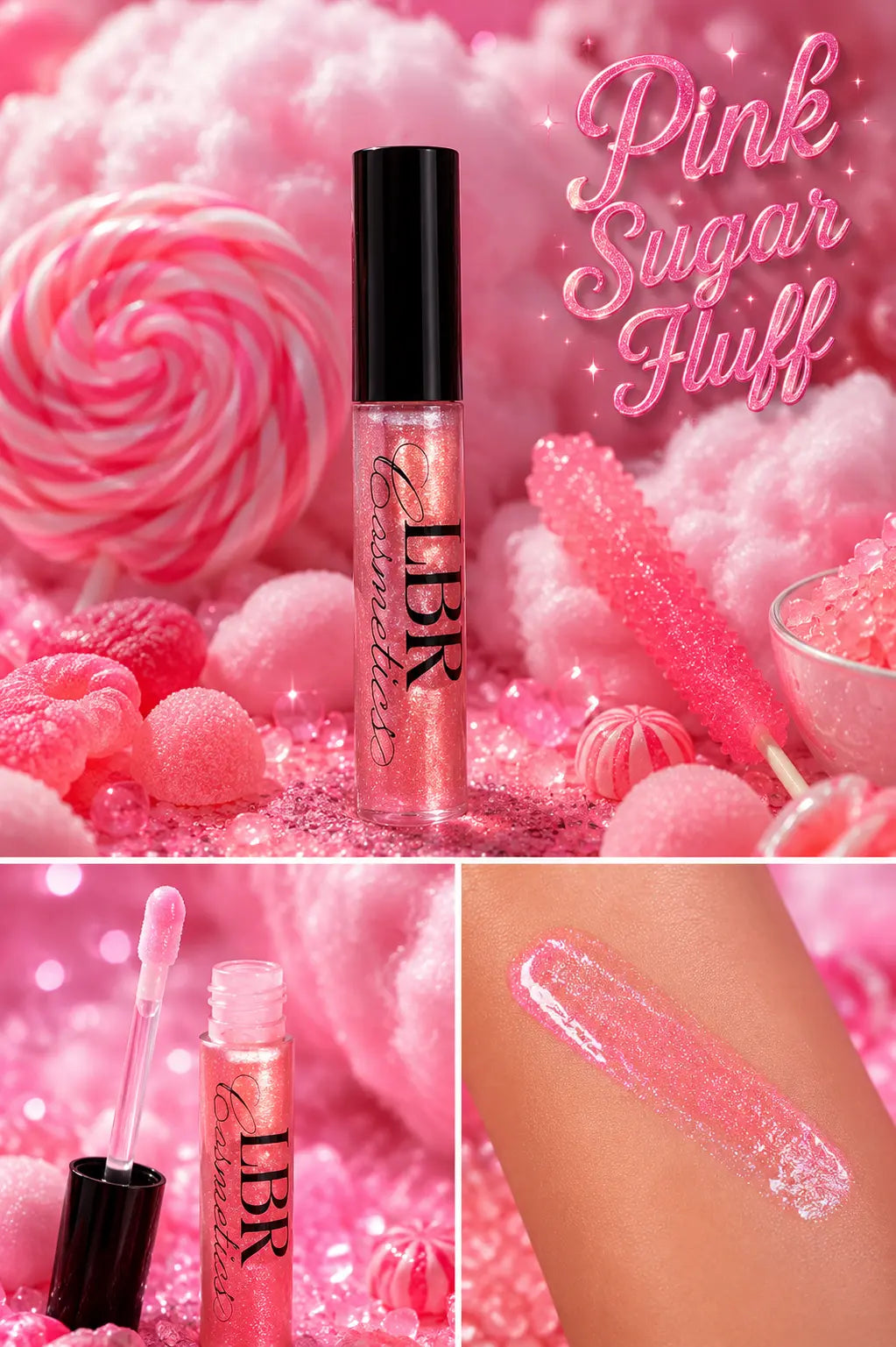 Pink Sugar Fluff Little Briar Rose LLC